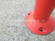 naranja de goma moldeada poste amonestador flexible de la seguridad en carretera de la carretera de los productos de 450m m