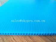 Suciedad azul - impermeabilice los tableros plásticos acanalados los PP durables de la hoja hueco del polipropileno